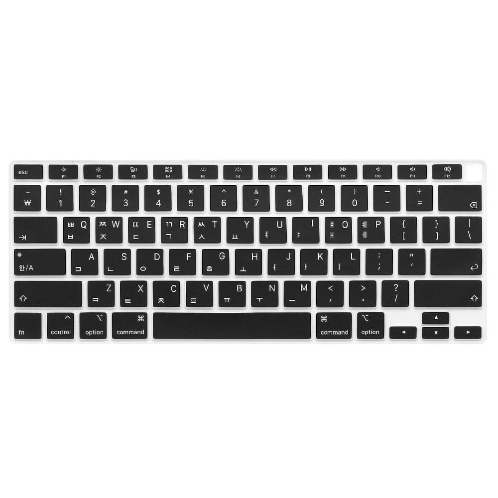ProElife Korean Language Ultra Thin For 2020 Mac Air 13-Inch, Black-Korean