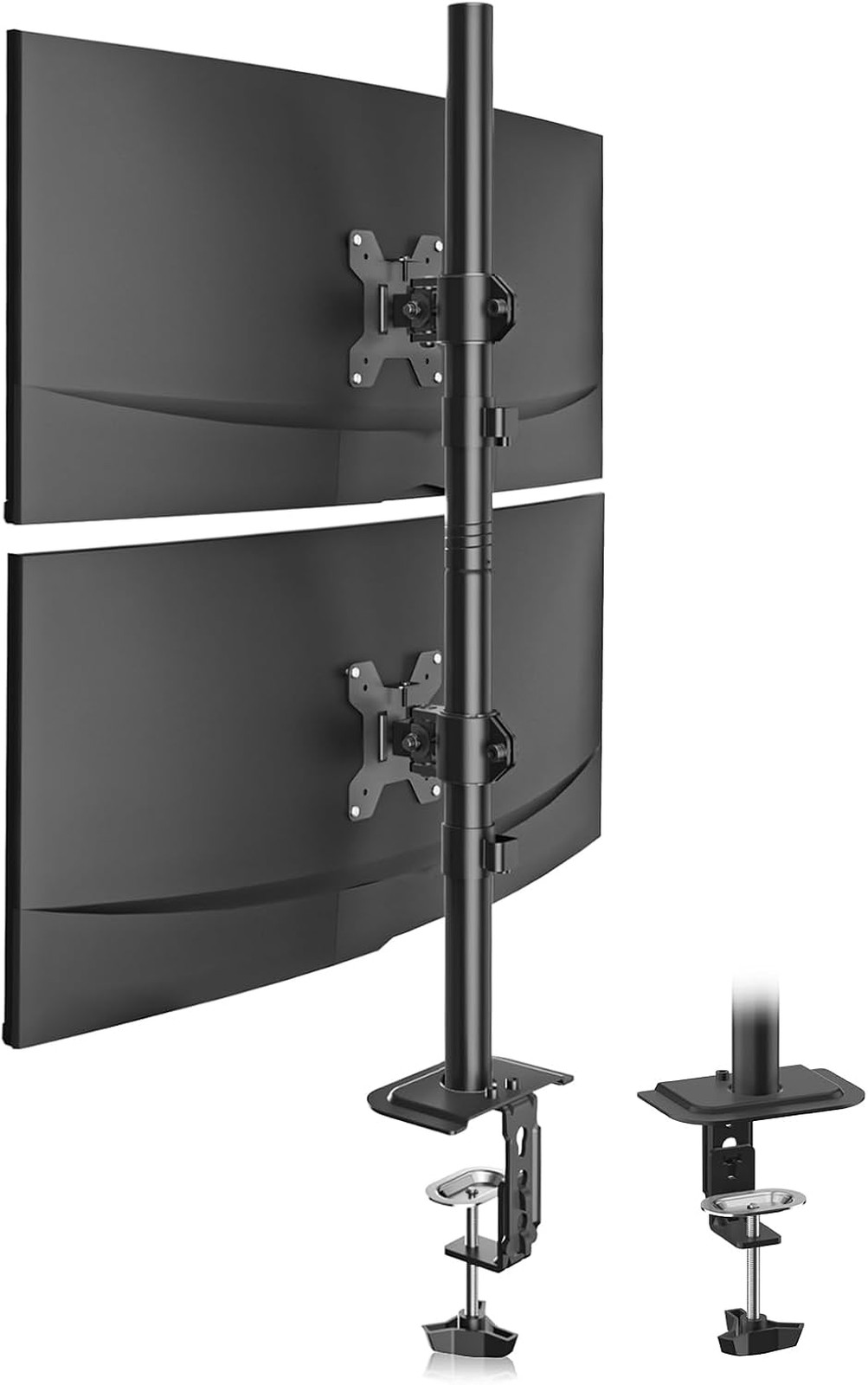 Dual Monitor Mounting Arm Heavy Duty Adjustable for 32 Inch Screens Up to 31.5