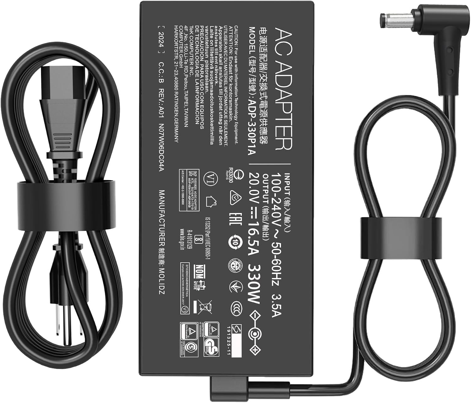 330W Charger Compatible with Asus ROG Strix Scar 16 17 18 G634JZ G634JY T03-28