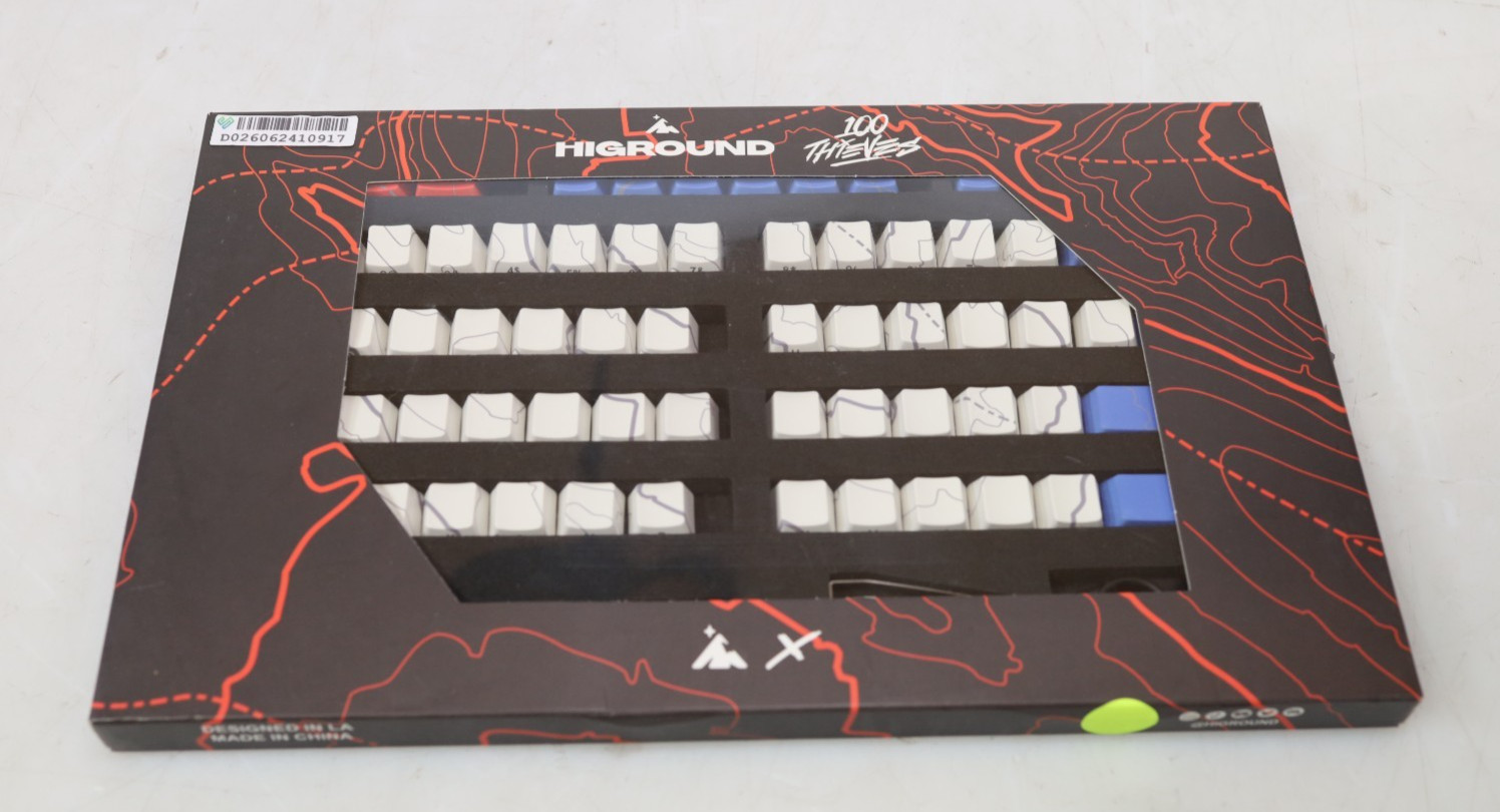 Higround 100 Thieves Keycap Set Red White Blue New Open Box