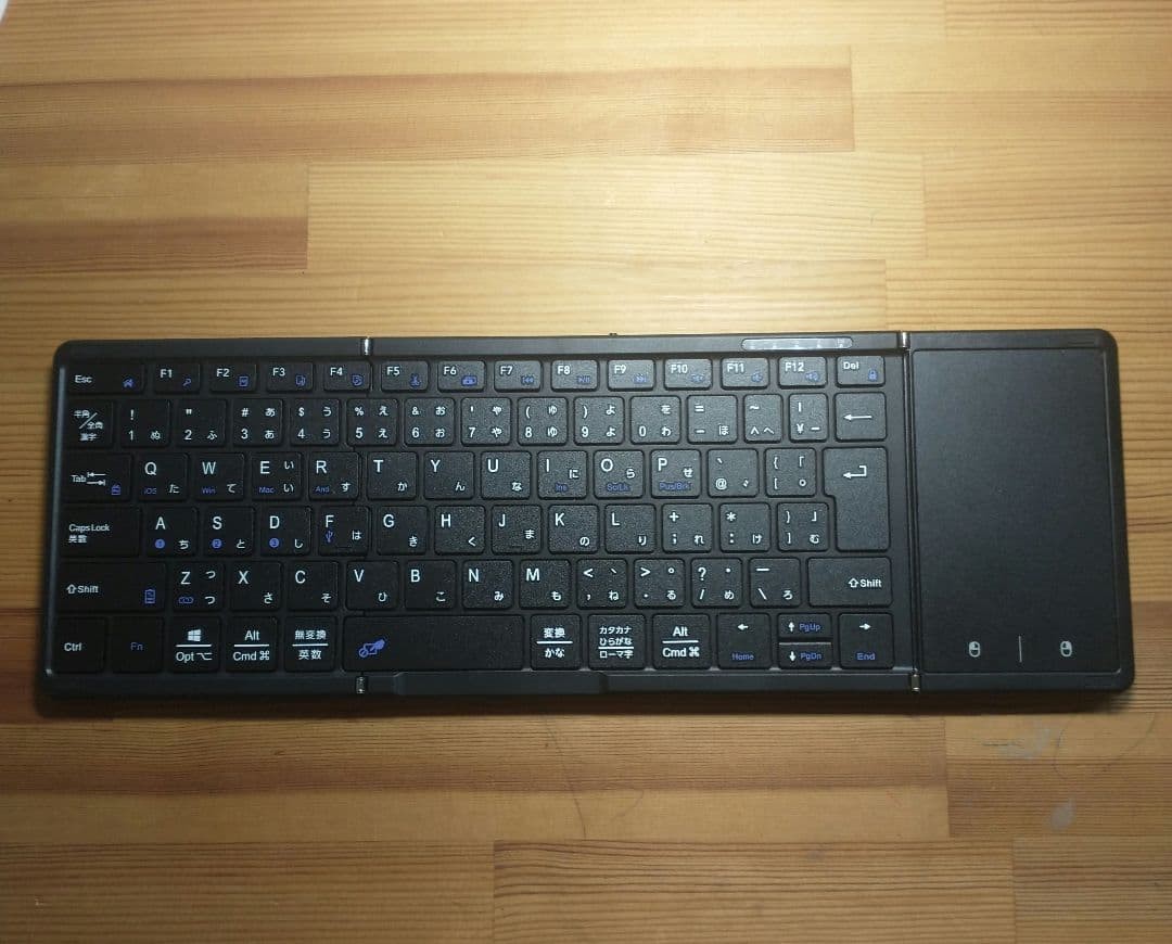Omikamo B099T Jp Foldable Keyboard Bluetooth Wired Connection Touchpad