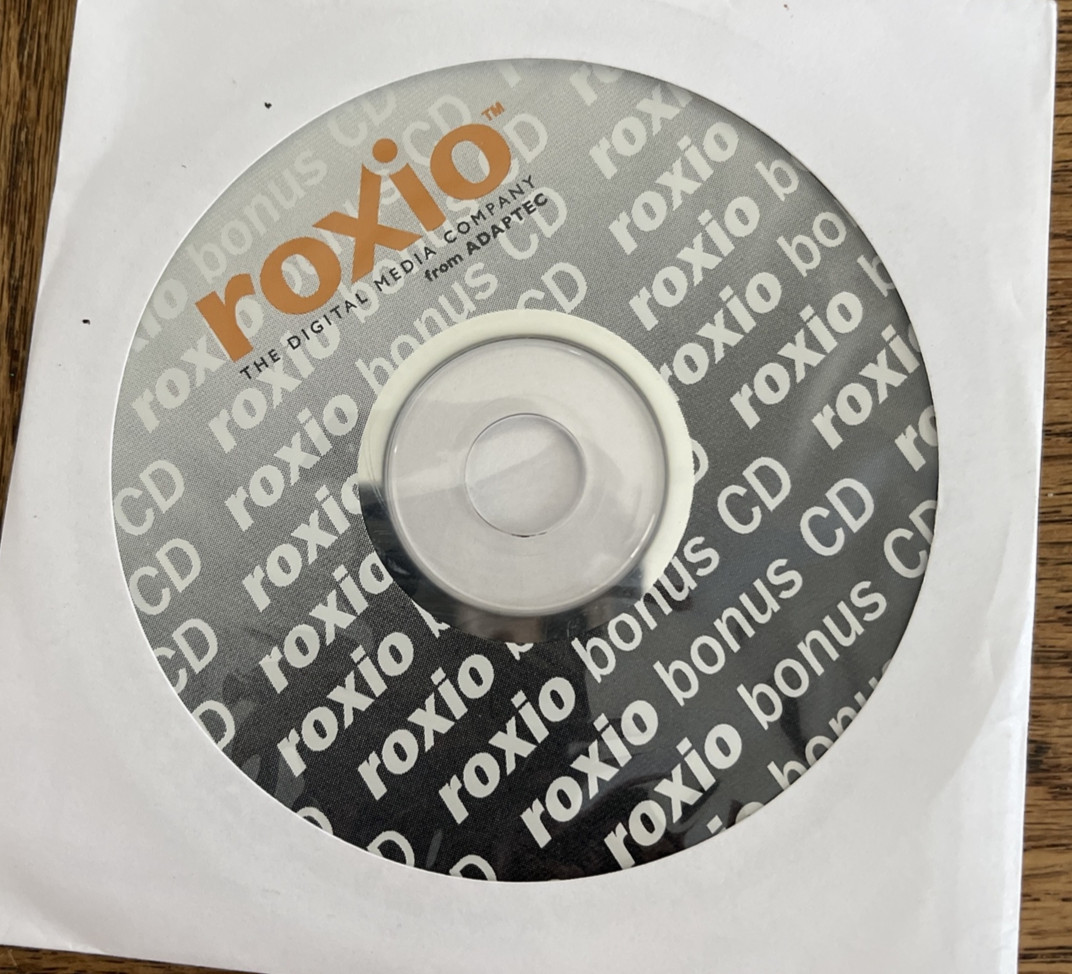 Roxio PC CD Rom Software