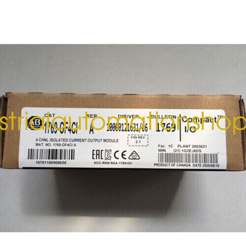 1PC New 1769-OF4CI CompactLogix 4 Pt A/O Current Via DHL or FedEX