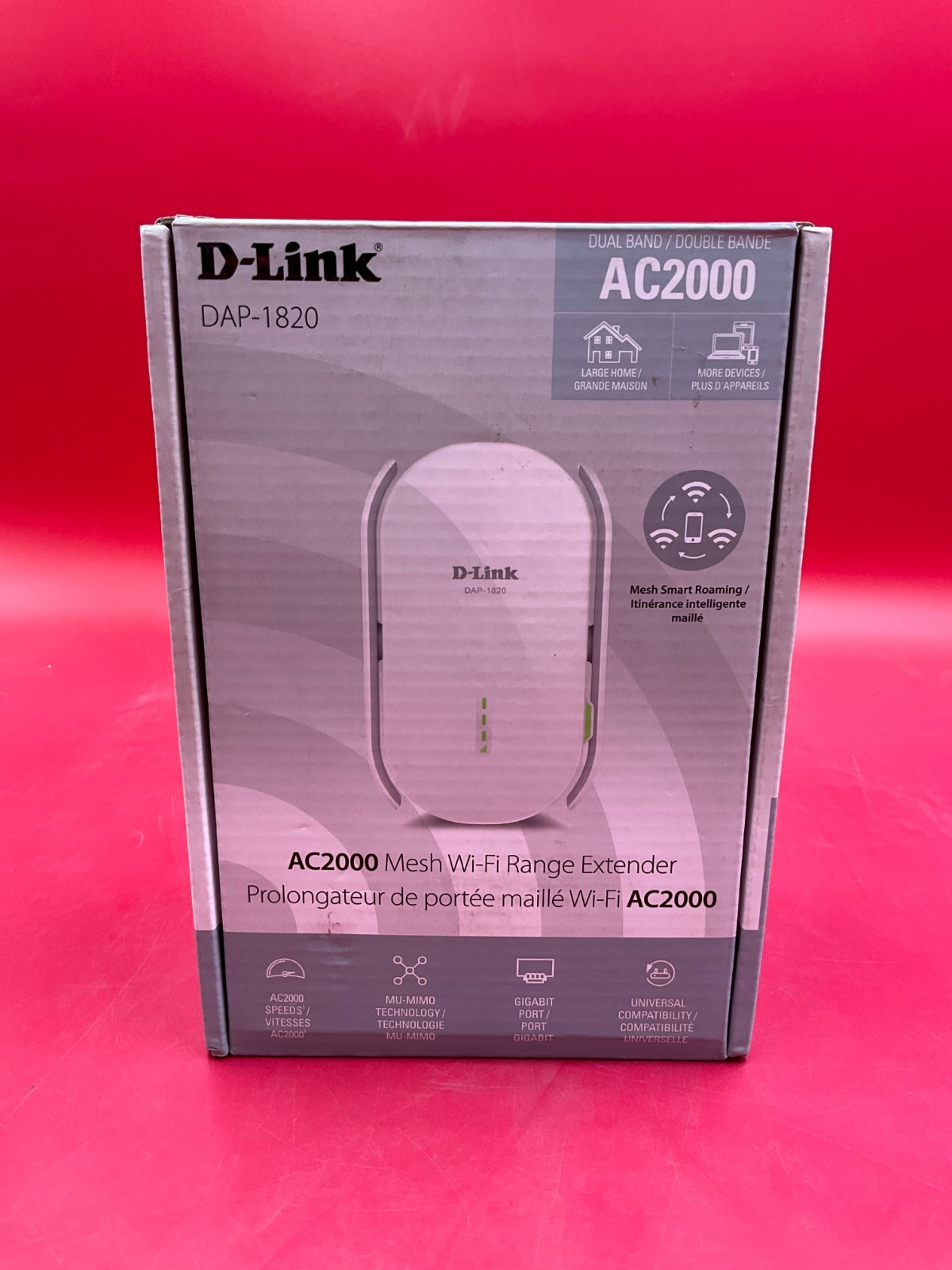 D-Link AC2000 WiFi Mesh Range Extender DAP-1820 802.11ac 🇺🇸✨🇺🇸✨ OPEN BOX