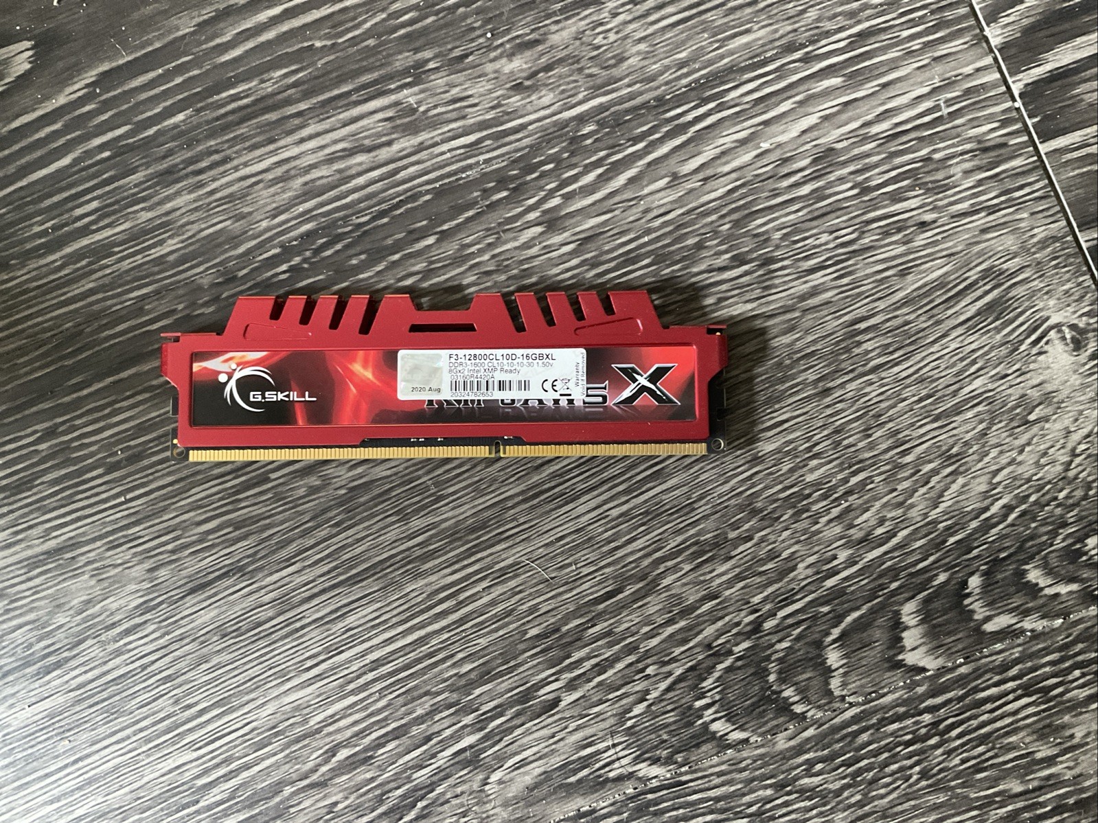 Gskill F3-12800CL10D-16GBXL RipjawsX DDR3-1600 CL10-10-10 1.50V 16GB (2x8GB)