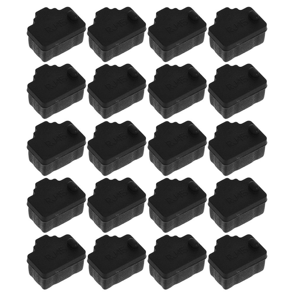 120Pcs Durable Rj45 Anti Dust Plugs for Ethernet Network Port Protection