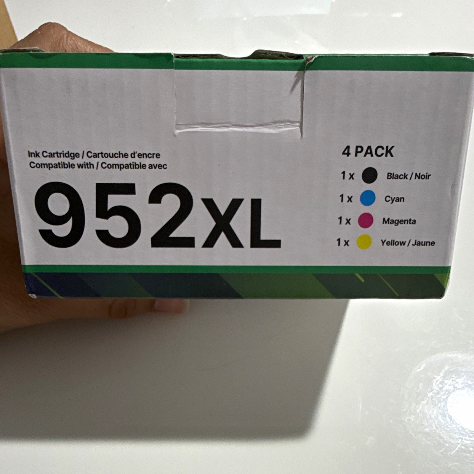 Ezink 952XL Compatible Inkjet Ink Cartridges 4-Pack BK C M Y For HP