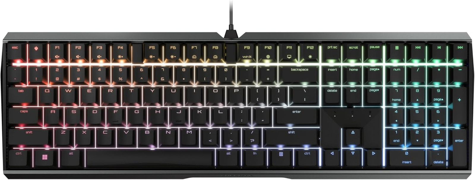MX 3.0S, Wired Mechanical Gaming Keyboard, Robust Aluminum Housing, Rgb-Lighting