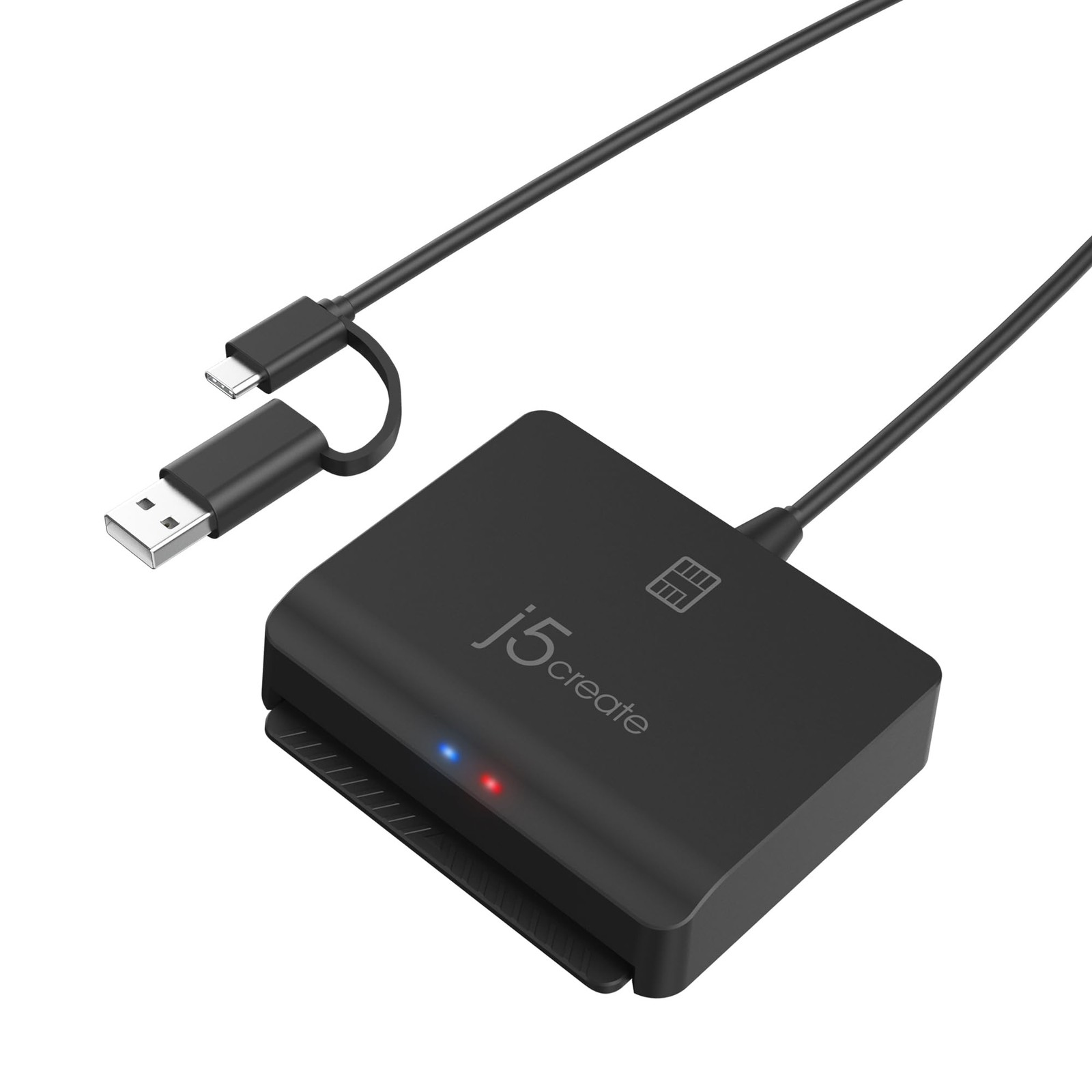 j5create Universal Smart Card/CAC Reader, TAA Compliant Black
