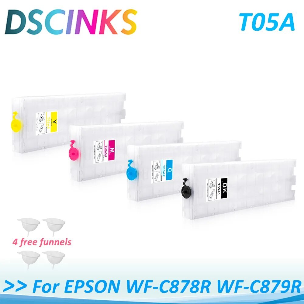 T05A T05B 878 Empty Refill Ink Cartridge For Epson WF-C878R WF-C879R Printer 