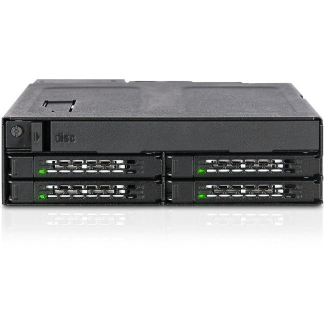 Icy Dock ToughArmor MB604SPO-B Drive Enclosure for 5.25" - Serial ATA/600 Host