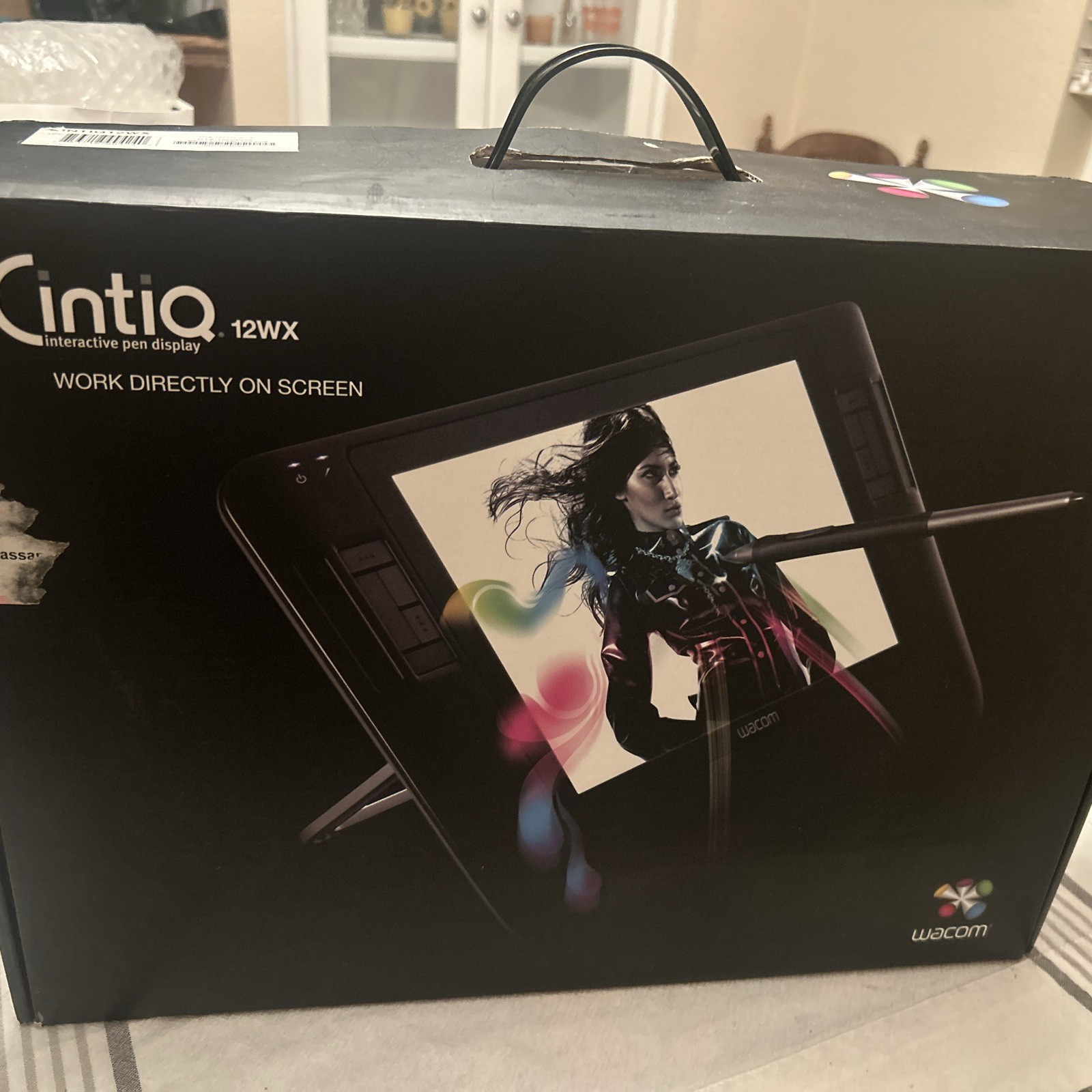 Wacom Cintiq 12WX Drawing Tablet Pen Display Monitor DTZ-1200W Tested