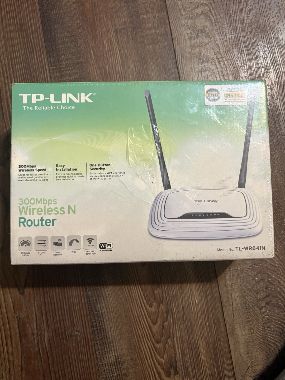 TP‑LINK TL‑WR841N 300Mbps Wireless N Router: New In A Sealed Box