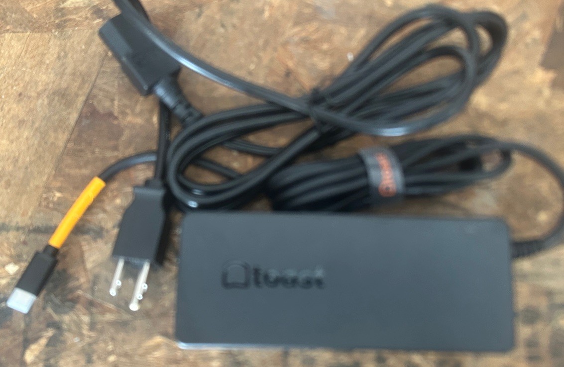 TOAST USB-C 24V AC Adapter FC100A01-240040U Genuine New plus Extra Accessories