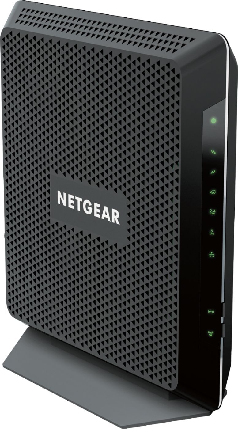NETGEAR Nighthawk AC1900 Router with DOCSIS 3.0 Cable Modem - Black C7000v2 (VG)
