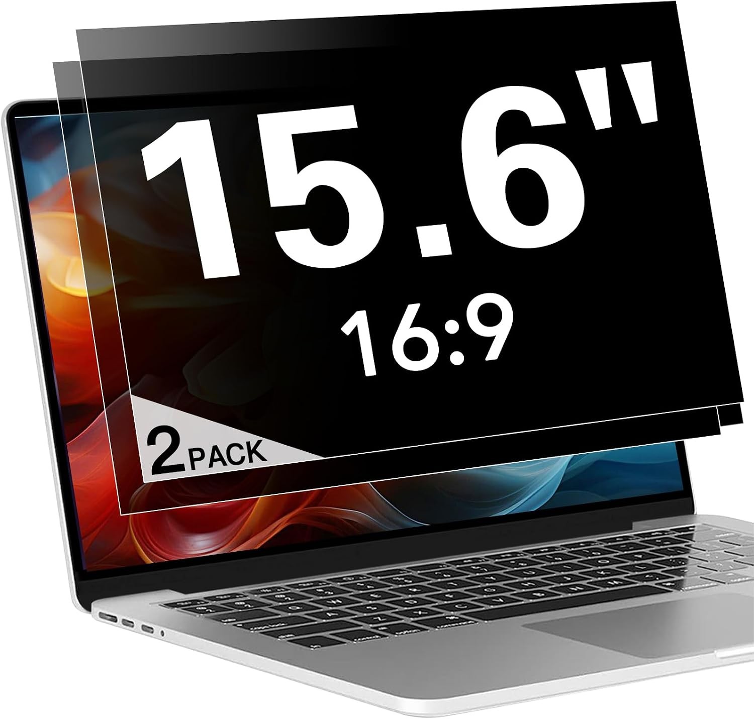 15.6" Privacy Screen for Laptops (1920x1080) - Anti Blue Light, Scratch Resistan