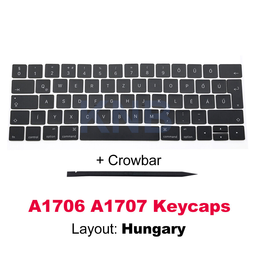New Hungary Keys Keycaps For Macbook Pro Retina 13" A1706 15" A1707 2016 2017