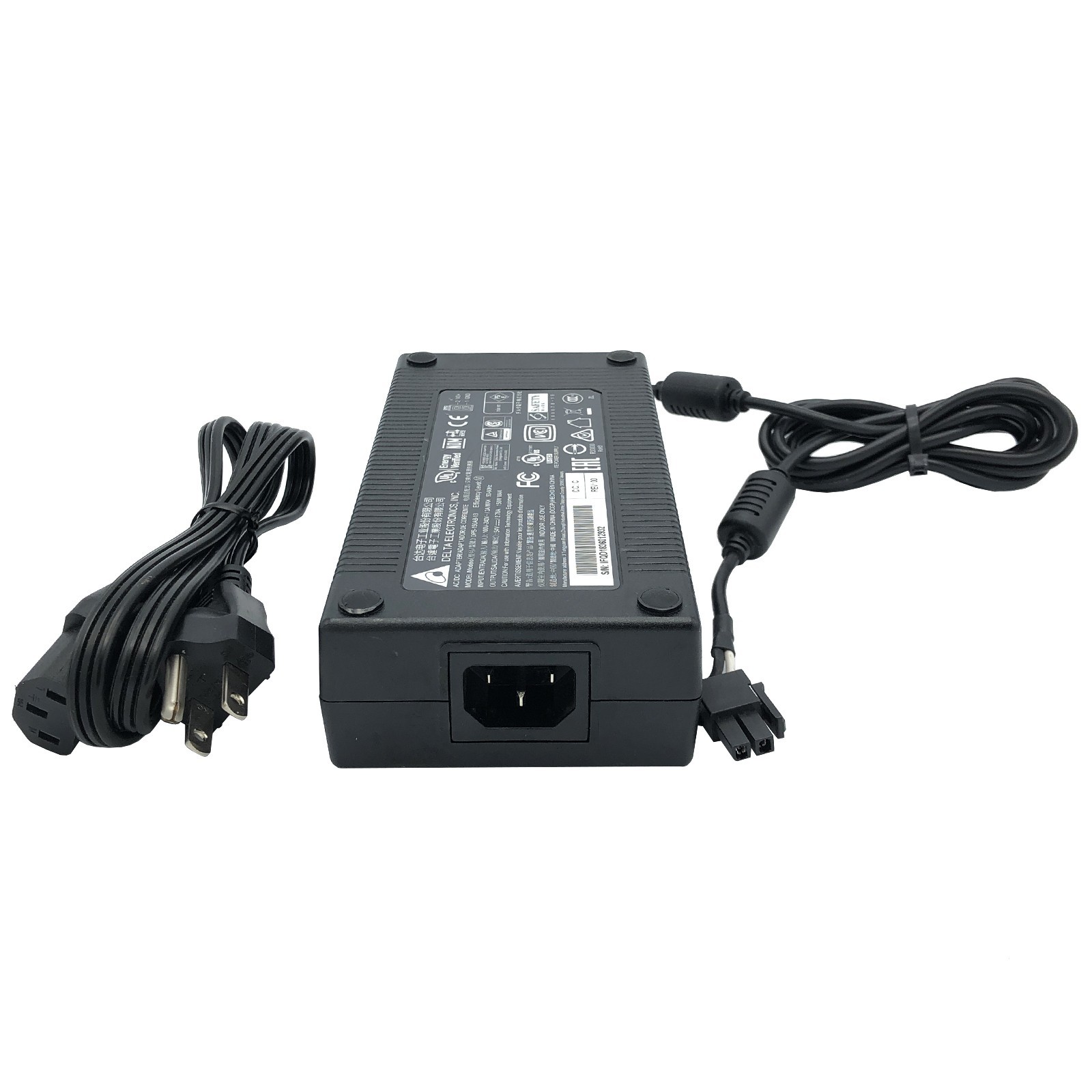 Original Delta 2-Pin AC Adapter 54V for Fortinet FG-80E-PoE FG-81E-PoE Firewall