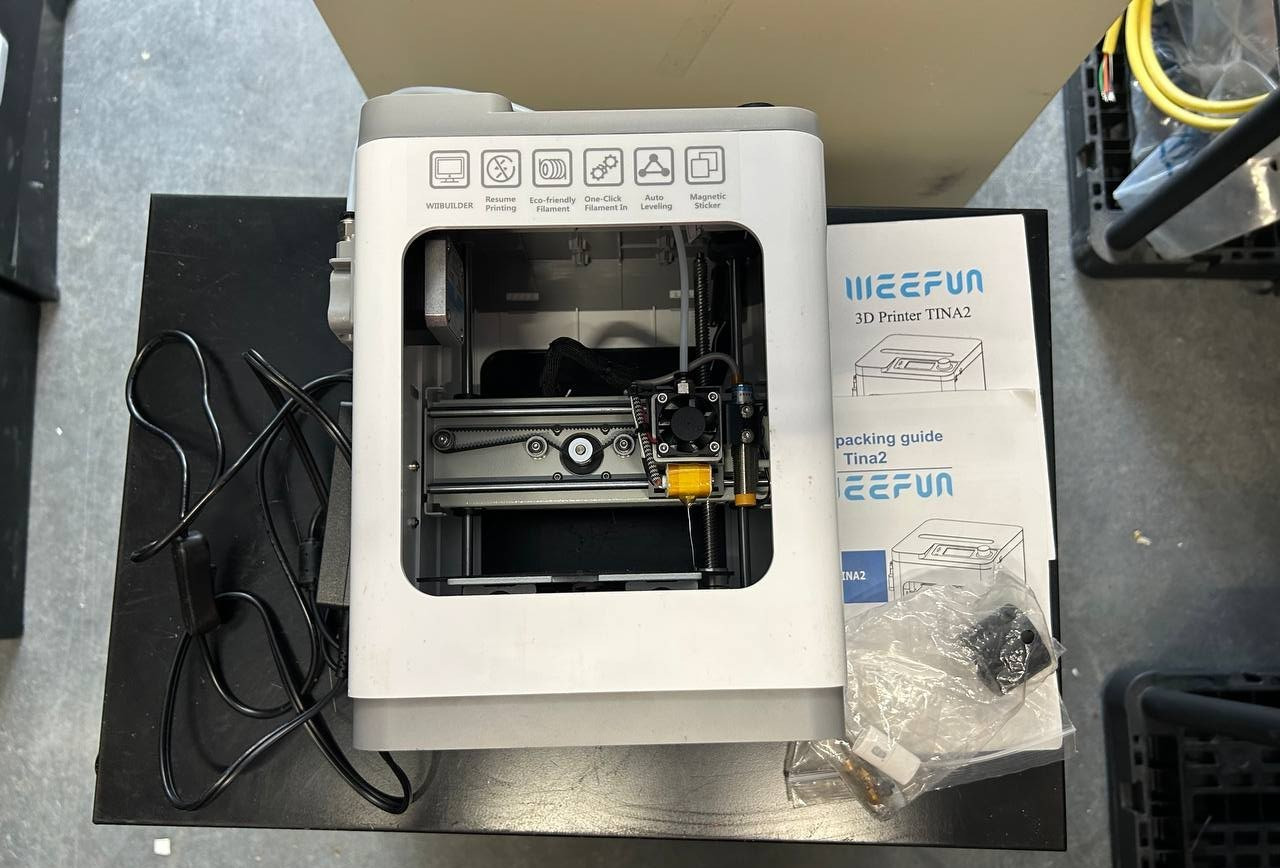 TINA2 Mini 3D Printer, FDM 3D Printers for Beginners WEEFUN *Some Parts Missing*