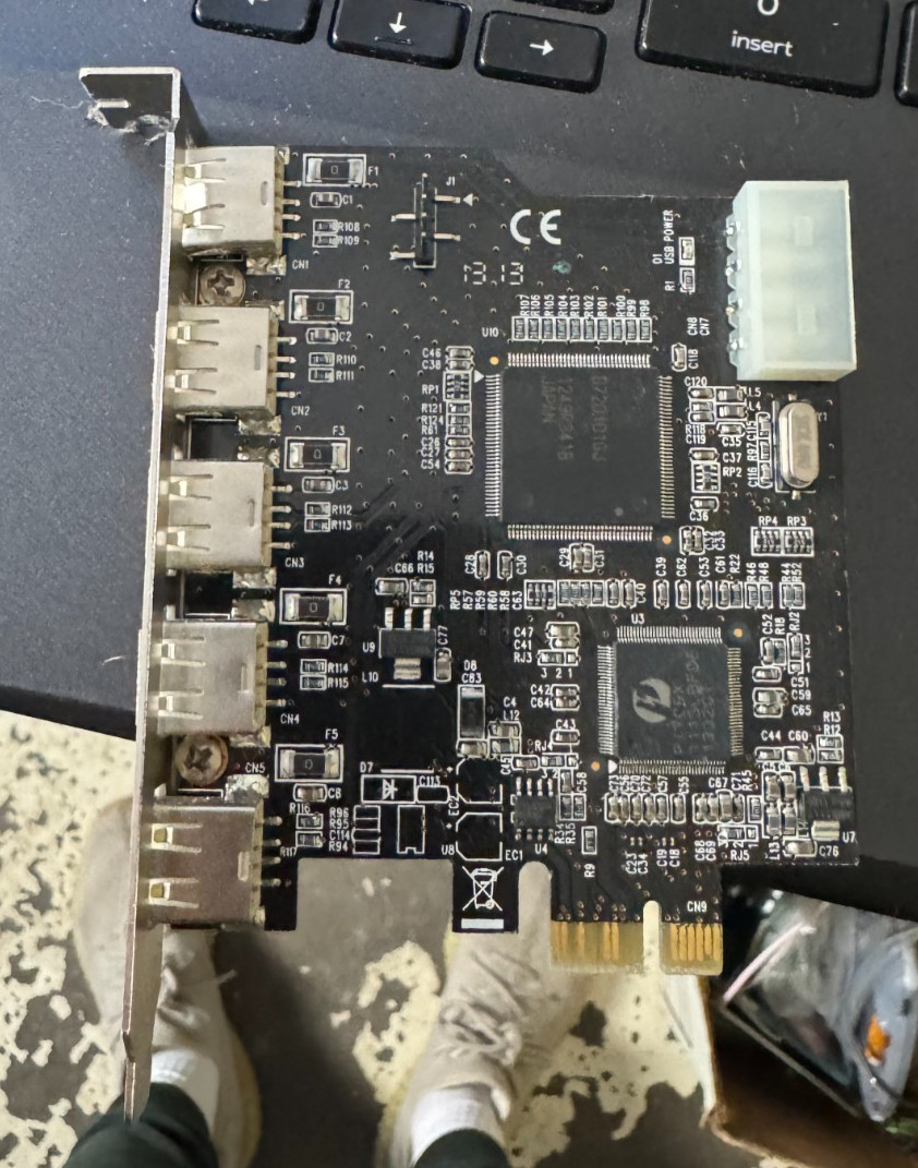Syba PCI -Expres USB 2.0 5-port Host Controller Card SD-PEX20019 *READ #4716