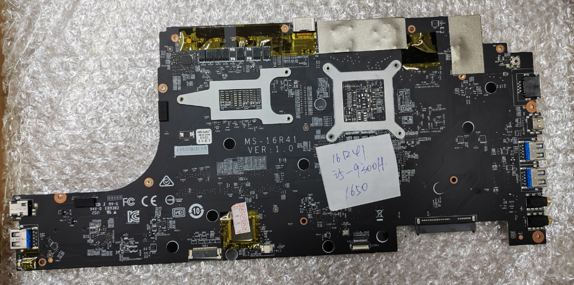 MSI MS-16R41 GF63 Thin 9SC 9SCX 9SCSR Motherboard i5-9300H i7-9750H GTX1650 4GB