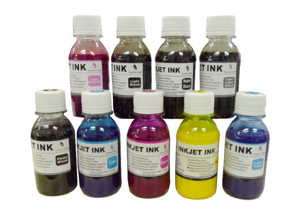 9x100ml ND® Pigment Refill Ink for T096 Photo R2880 & T605/613 T606/614 Pro 4880