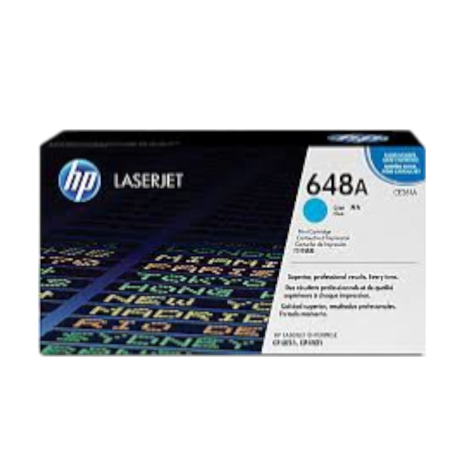 New Open Box HP 648A Cyan Original LaserJet Toner Cartridge, CE261A