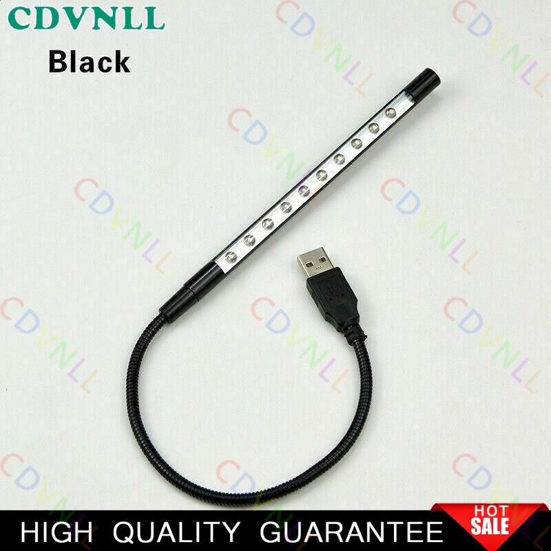 USB 10 LED Light Keyboard Night Flexible Lamp for Reading Notebook PC Laptop 1X