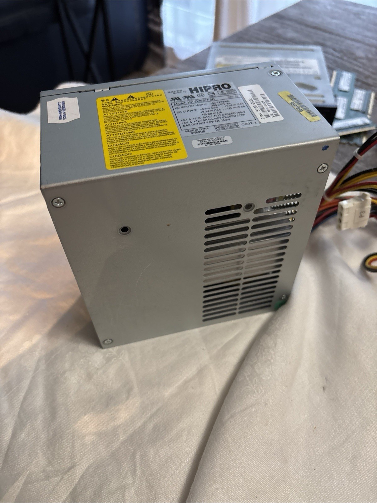 HP Pavilion Power Supply PSU 250W HIPRO HP-D2537F3R Part 5188-2622 Genuine