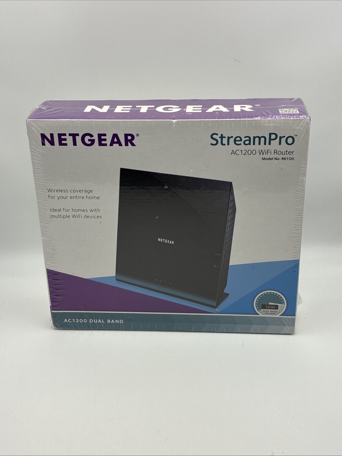 Netgear StreamPro AC1200 WiFi Router R6100 Dual Band 300+867 Mbps