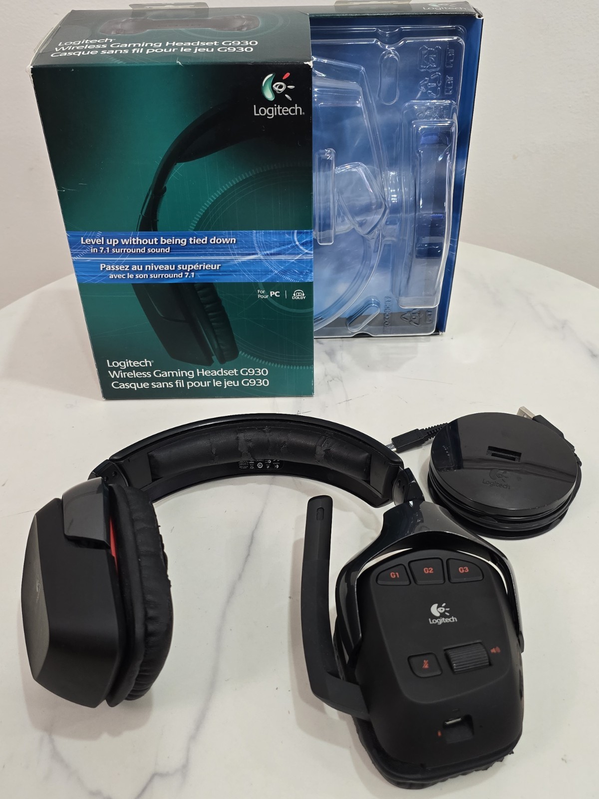 Logitech G930 Wireless Gaming Headset 7.1 Surround Sound