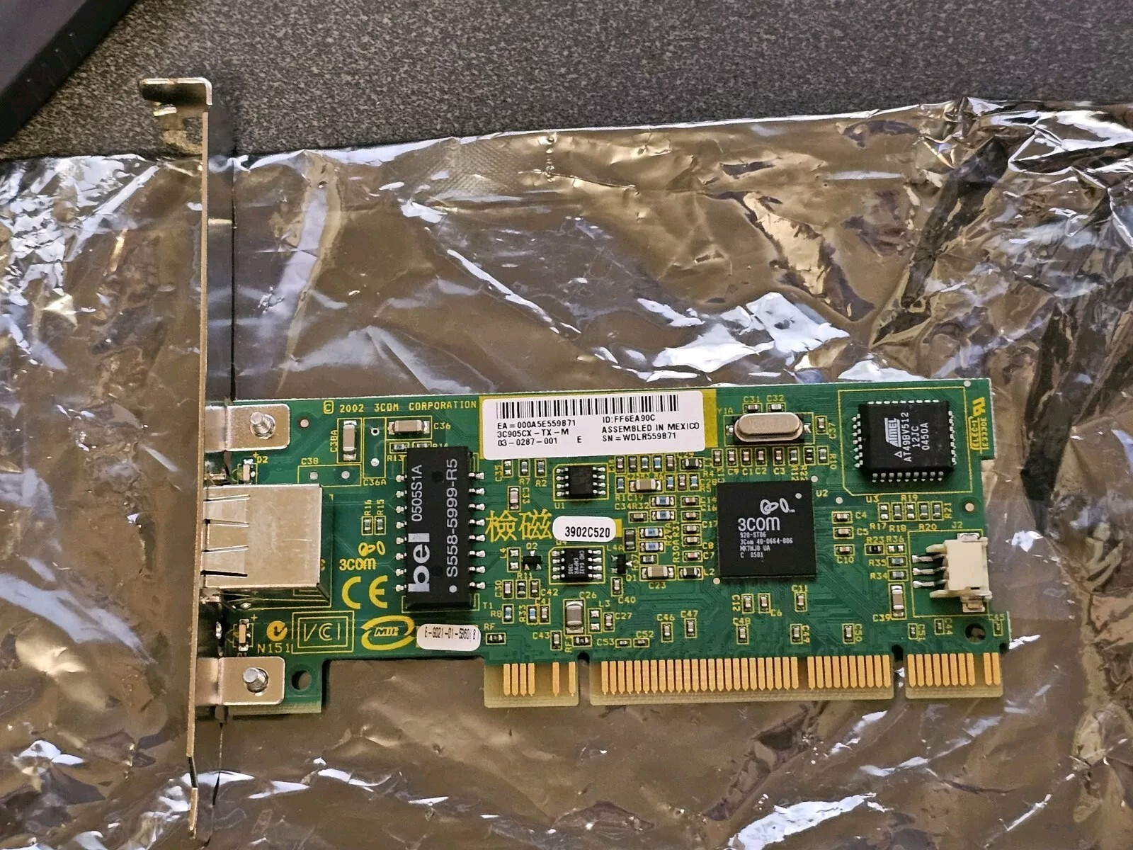 3Com Network Interface Card 3C905CX-TX-M 10/100 03-0287-001