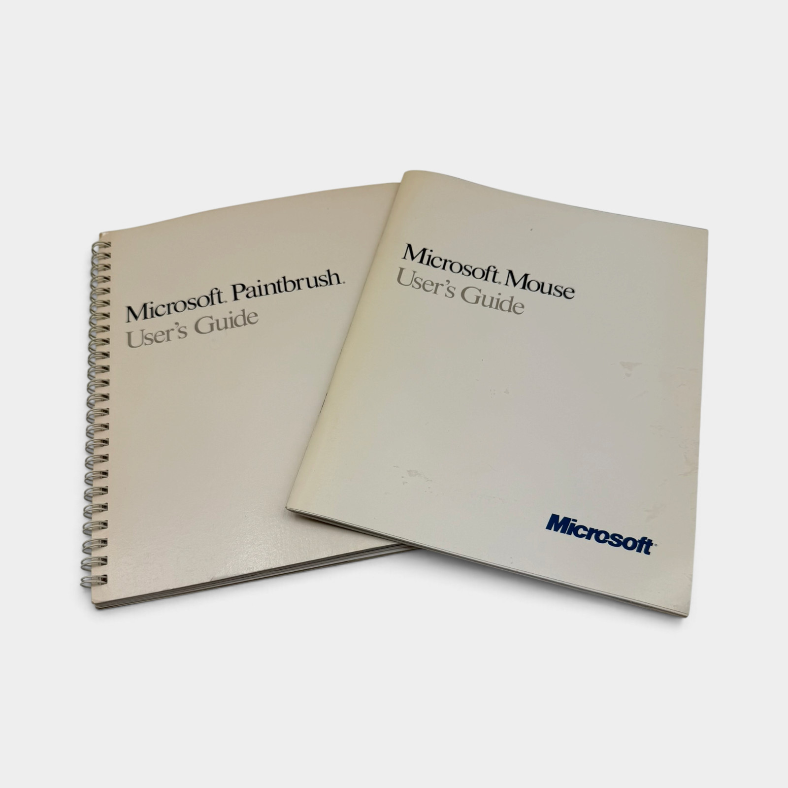 Vintage Microsoft Mouse & Paintbrush User's Guide Manuals IBM PC