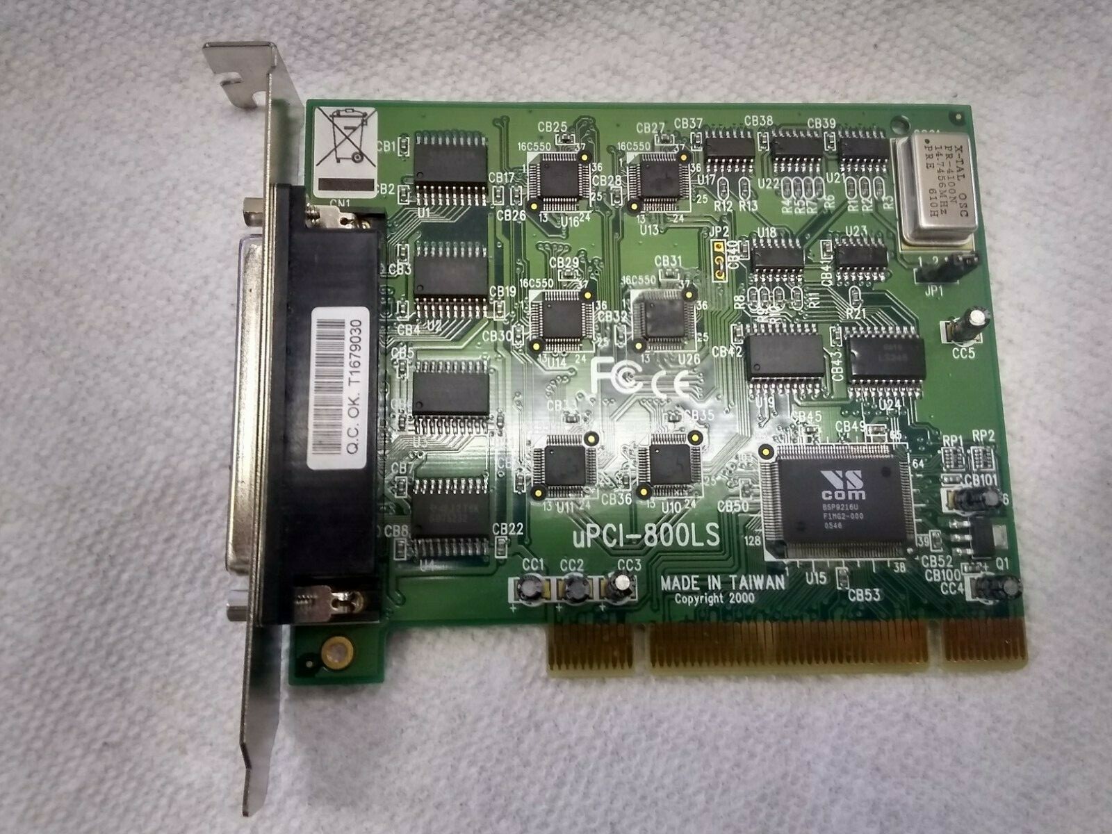 VScom Vision Systems uPCI-800LS PCI Female Serial Adapter Card