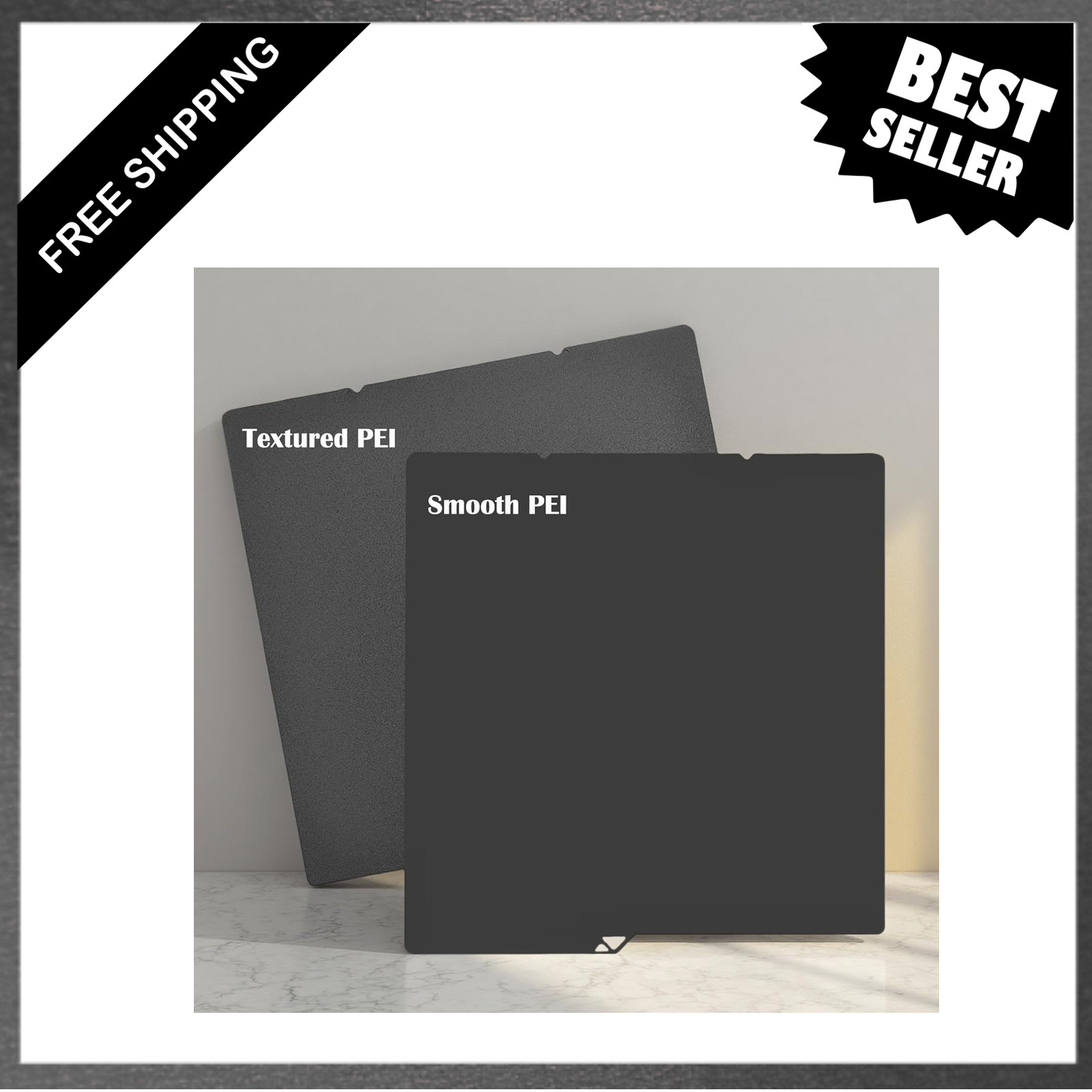 Kobra S1 Textured PEI 3D Printer Build Plate 264 x 276mm for Anycubic Kobra S1