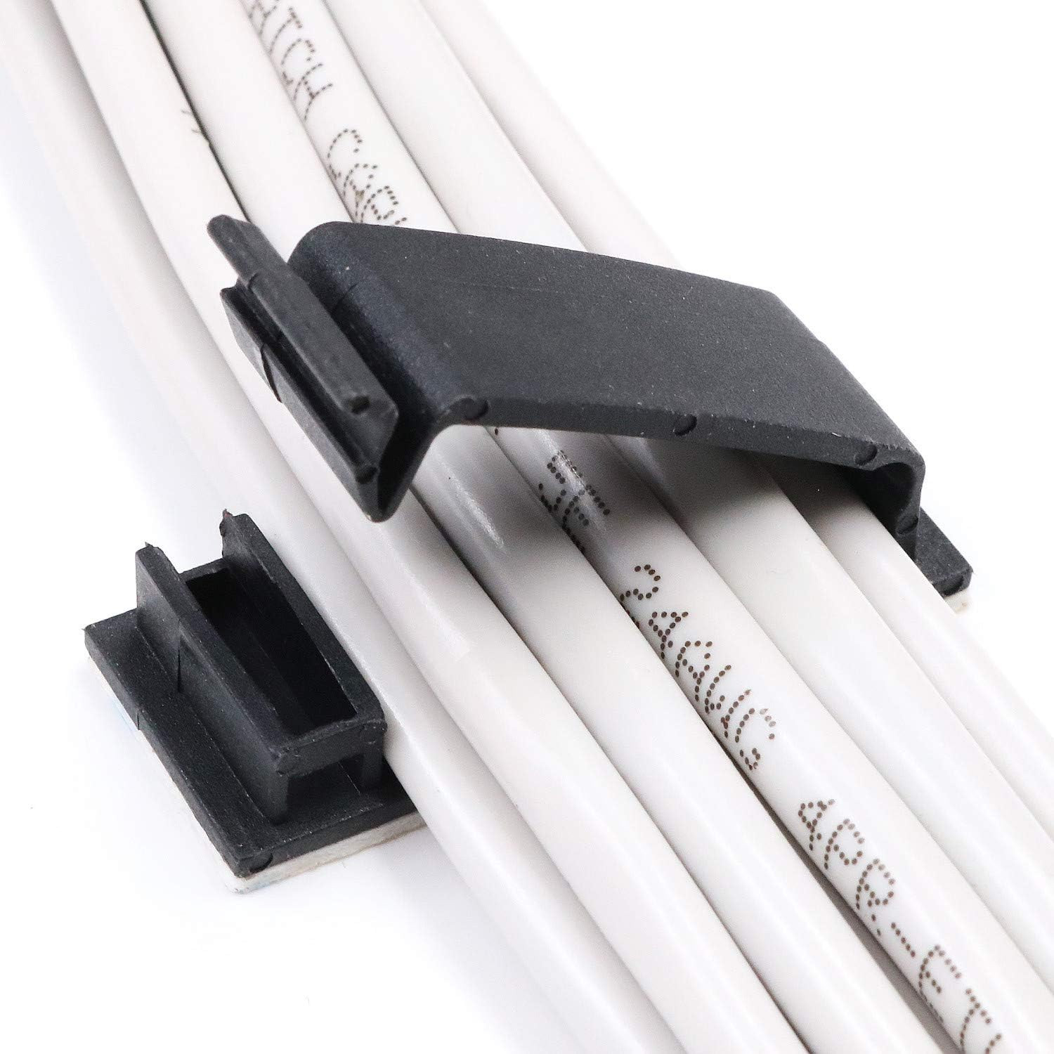 Cable Clips 3M Adhesive, Multipurpose Wire Clamps for Cable Management