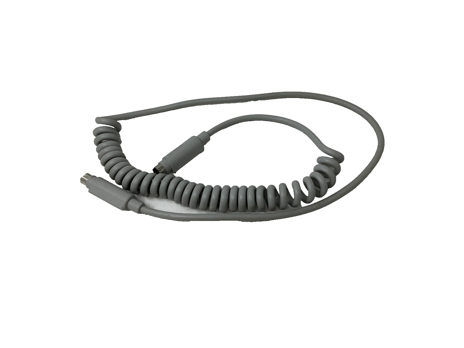 Apple ADB Keyboard Cable Coiled 3’ 590-0616-A Macintosh Tested Working Vintage
