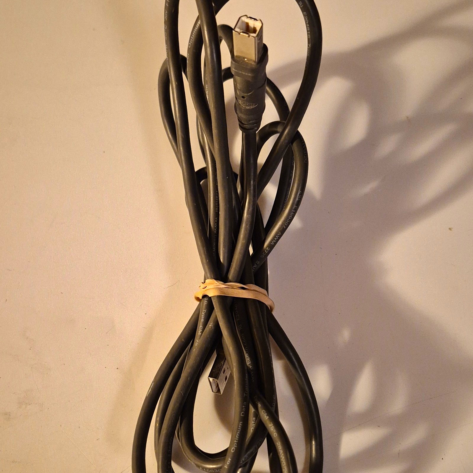Belkin Pro Series USB 2.0 Cable USB-A Male to USB-B Male 13 ft Black