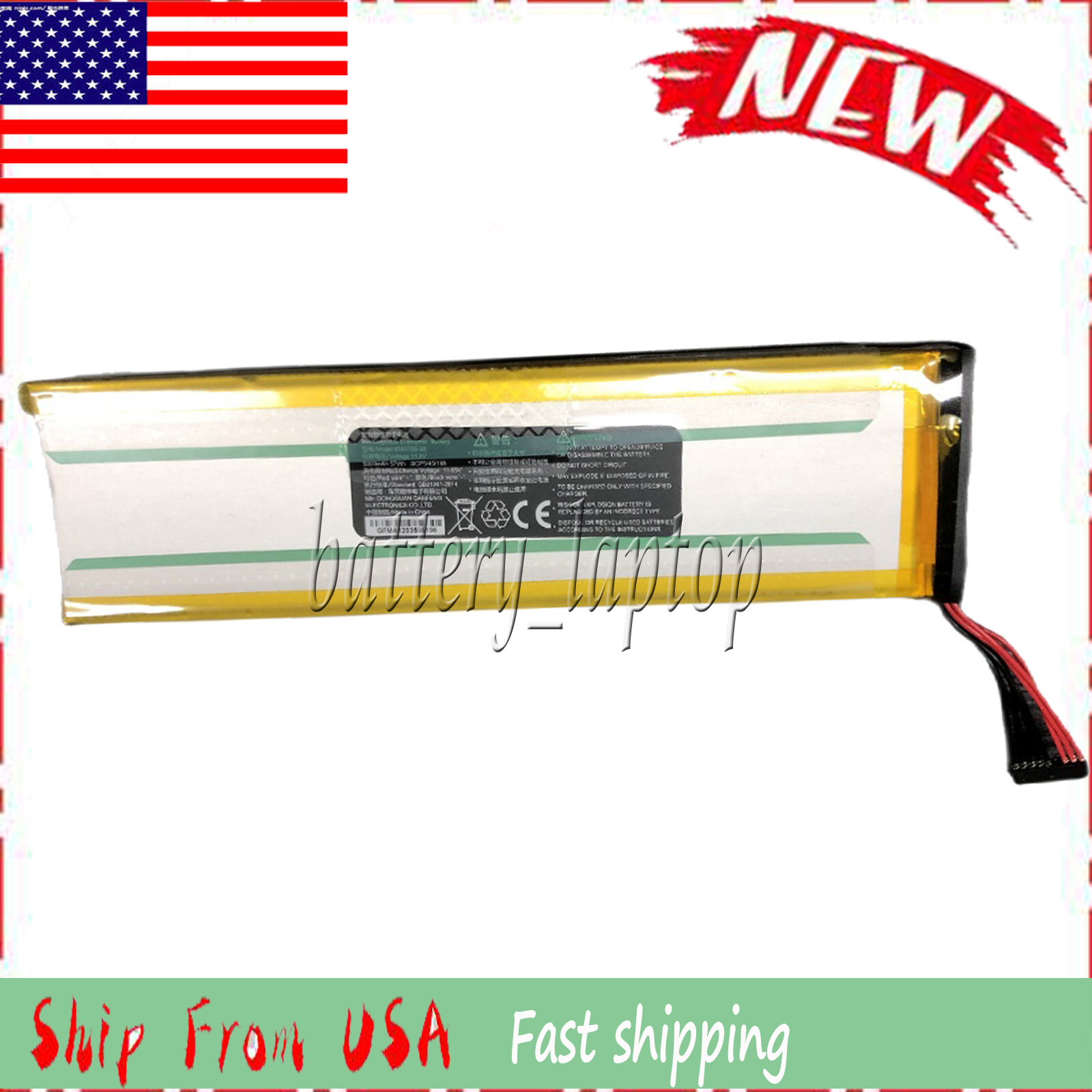 NEW 4545165-3S 11.4V 5000mAh Battery For GPD WinMax WIN MAX Handheld Gaming