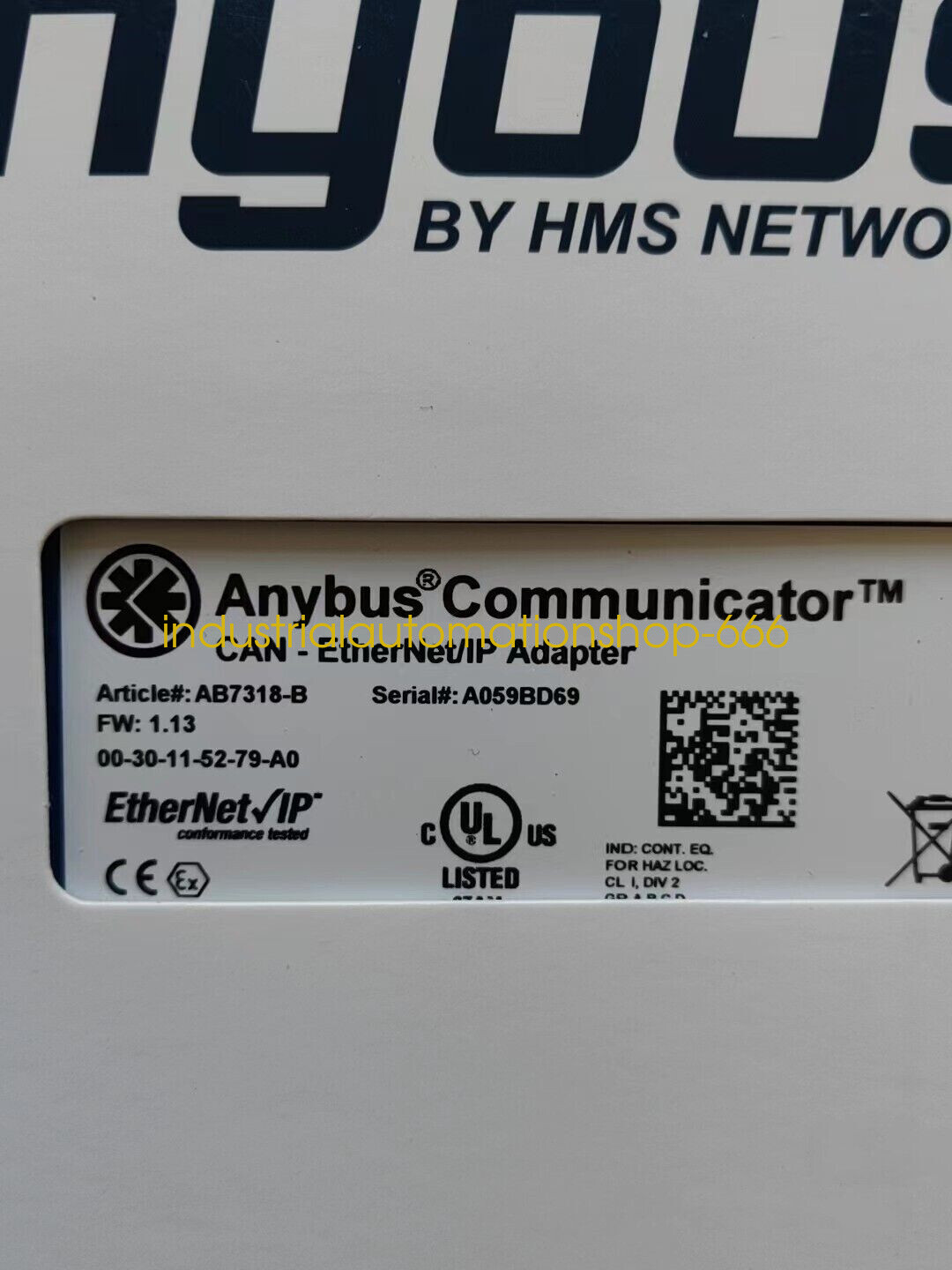1PCS NEW Anybus AB7318-B gateway module Via DHL or FedEX