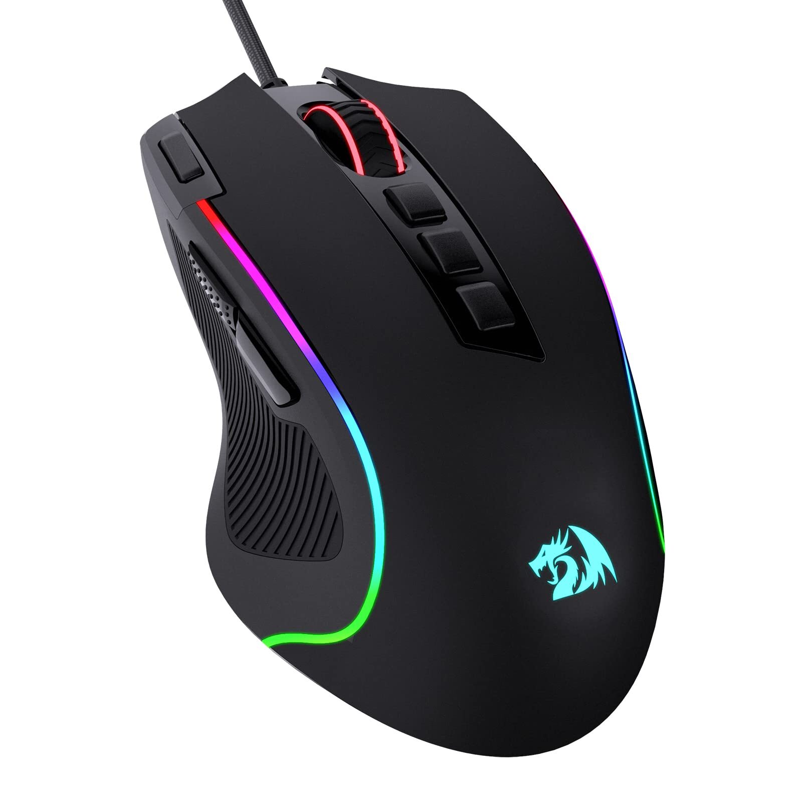M612 Predator RGB Gaming Mouse 8000 DPI Wired Optical Gamer Mouse with 11 Pro...