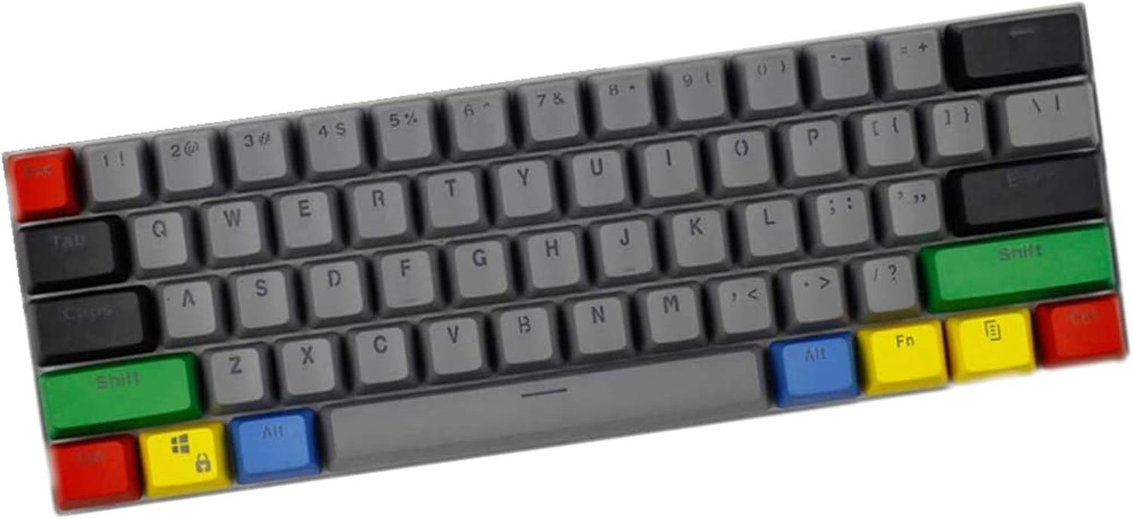 61 Key Layout OEM Profile PBT Thick Keycaps for 60% Mechanical Keyboard for RK61
