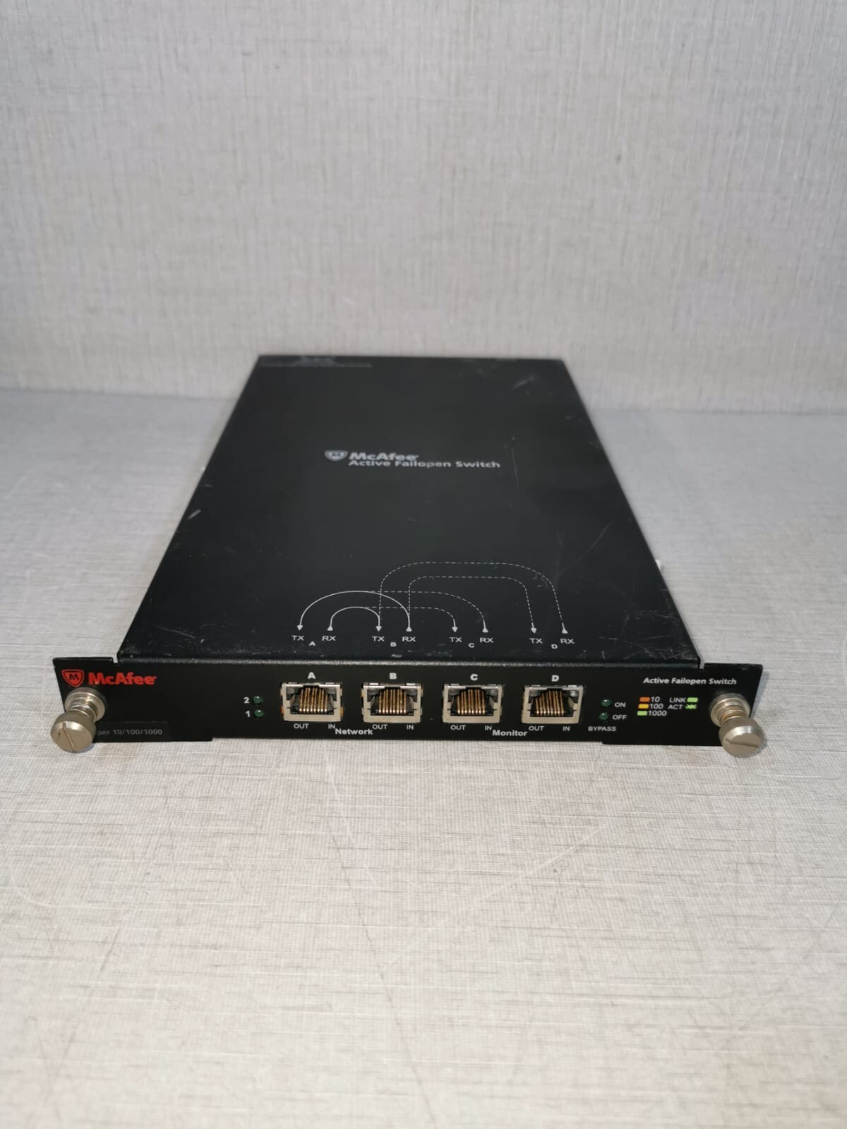 McAfee Active Failopen Switch Copper 10/100/1000