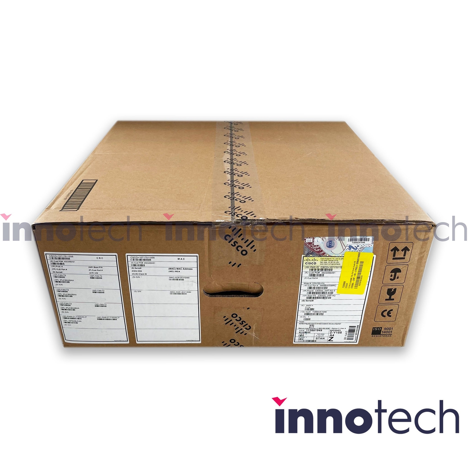 CISCO C9300L-24P-4G-E Catalyst 9300l Network Advantage Switch 24ports New Sealed
