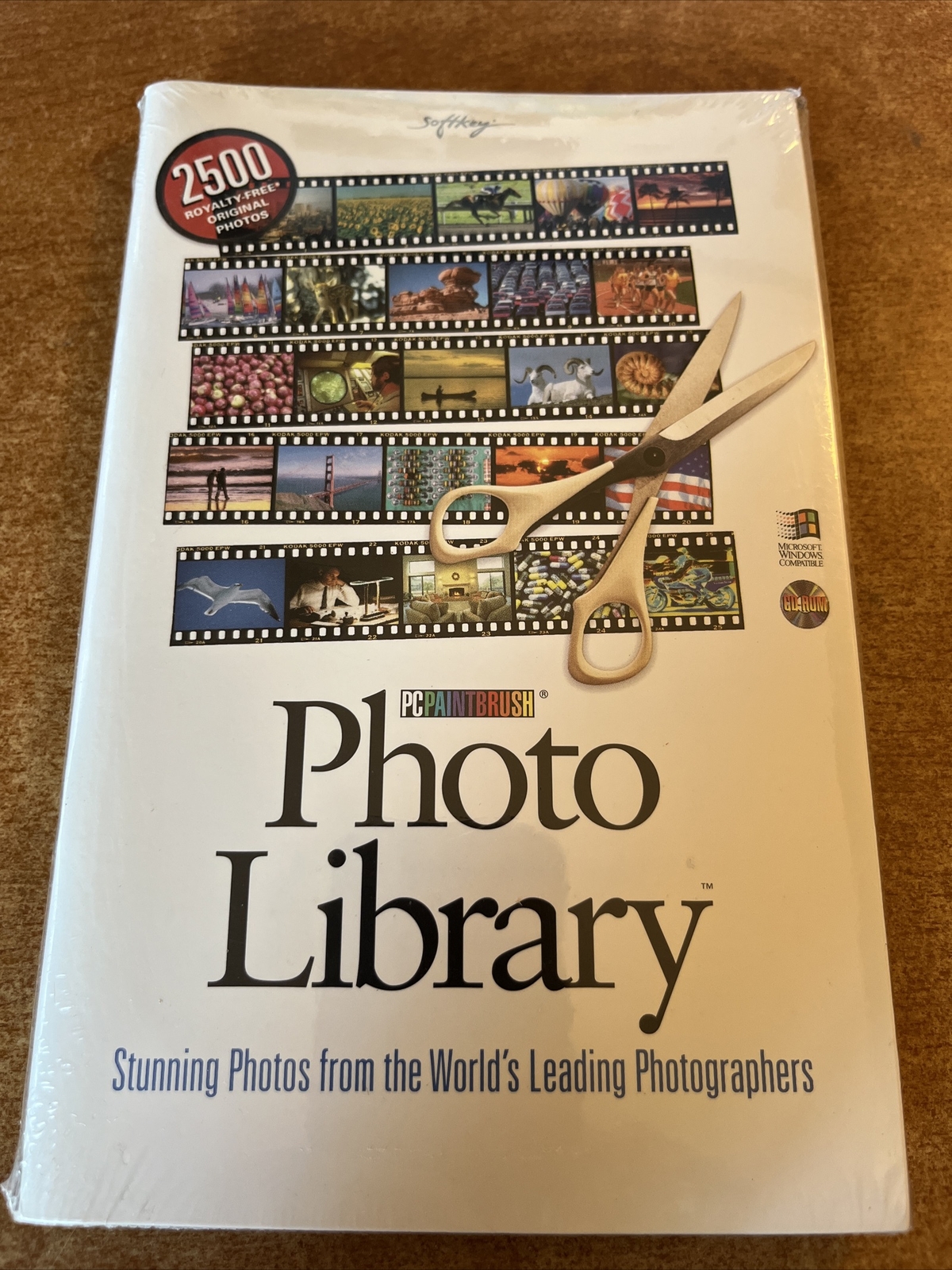 PC Paintbrush Photo Library For Microsoft Windows Softkey CD Factory Sealed
