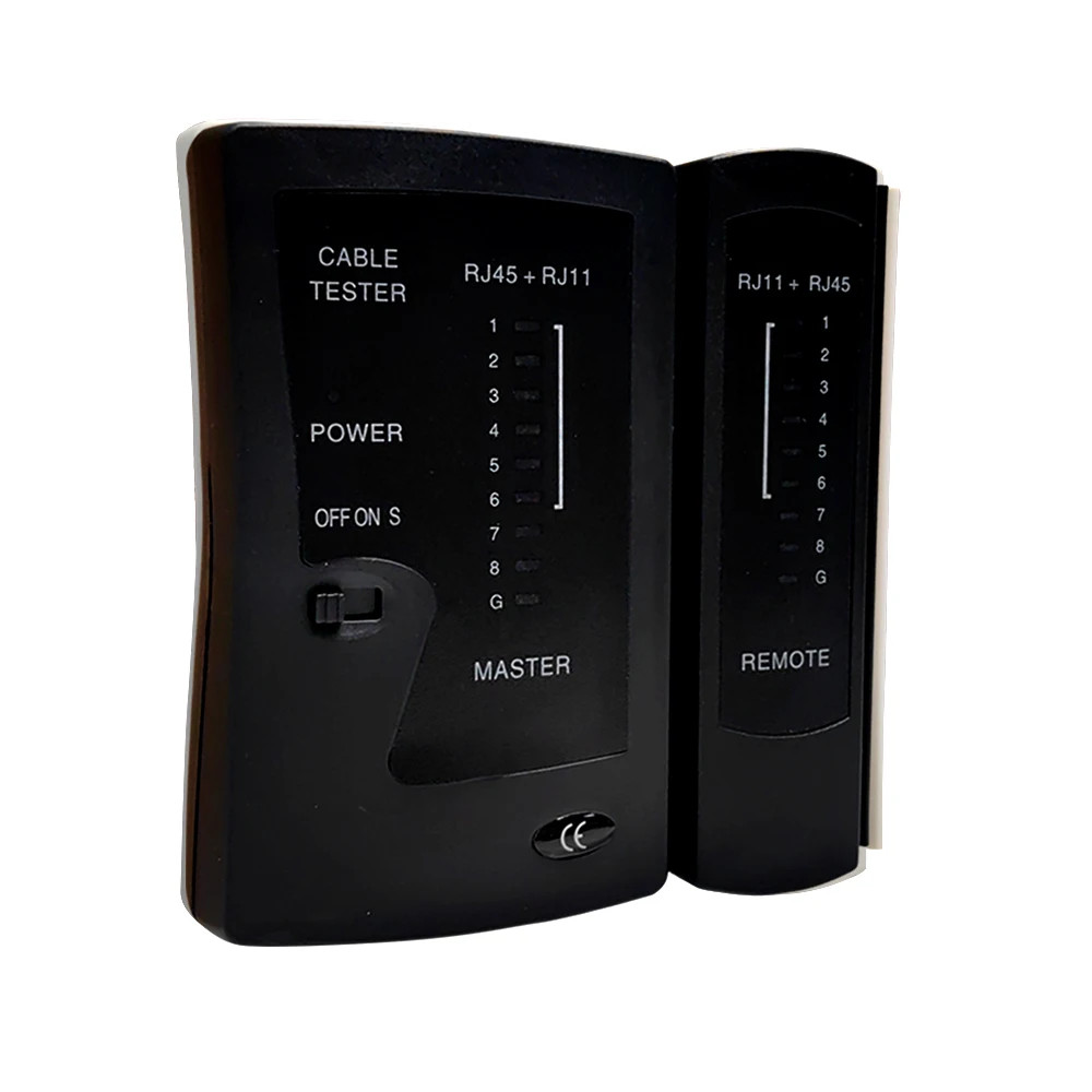 Network Ethernet and Telephone Cable Tester for RJ45 RJ11 Cat5 Cat6 Cat7 LAN Cab