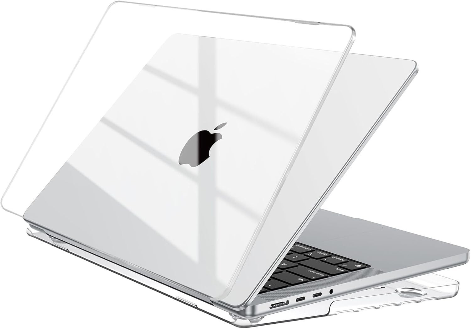EooCoo MacBook Pro 14 Case M1 M2 M3 M4 M5 Crystal Clear