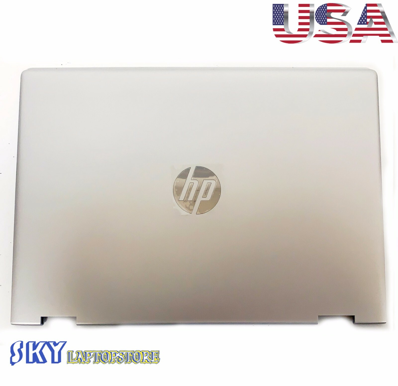 New HP 14M-CD 14cd 14M-CD0001DX LCD BACK COVER L22250-001 460.0E80E.0001 Silver