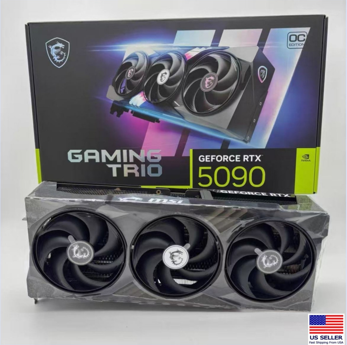 MSI RTX 5090 GAMING TRIO GPU Model No Core & VRAM (For Parts) | Ships from USA