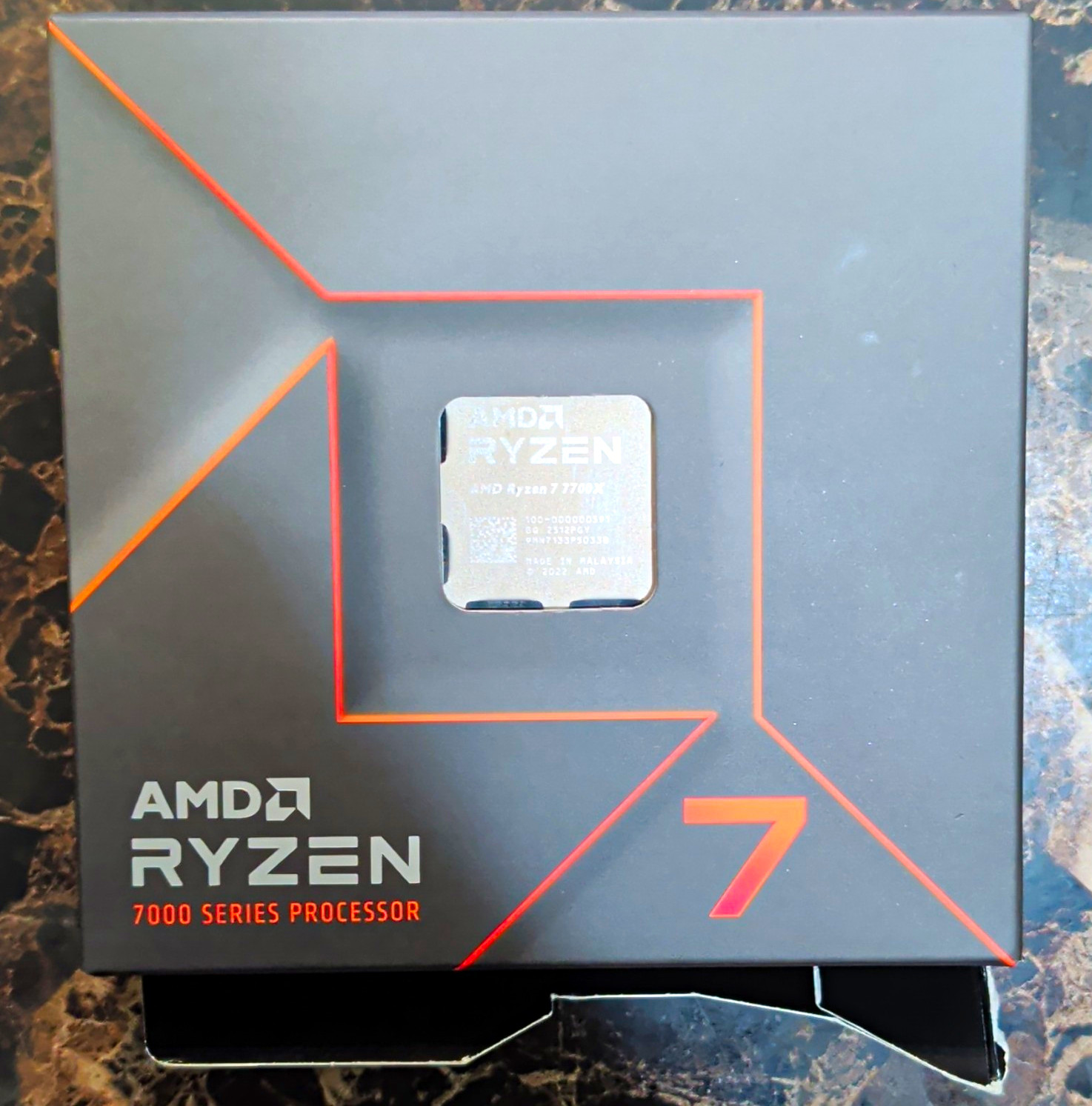 AMD Ryzen 7 7700X 8-Core 4.5GHz Processor, Socket AM5 (100-000000591)